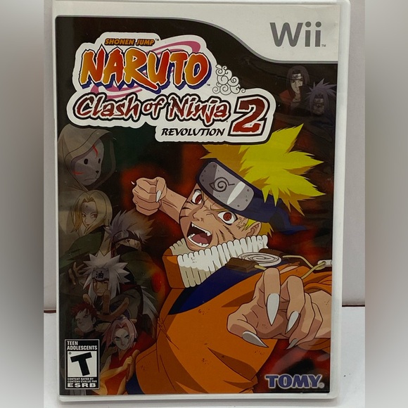 Nintendo Wii Naruto clash of ninja revolution 2 Game Booklet and case - Picture 1 of 7